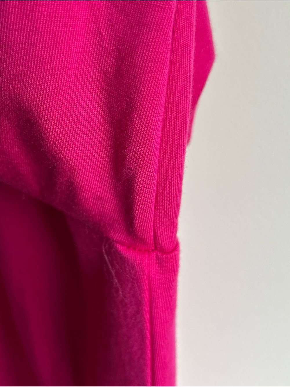 Soma Hot Pink Long-Sleeve Pajama Top with White Piping - Picture 7 of 10